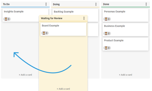 Free Online Kanban Board Example for Workflows in ProdGoal